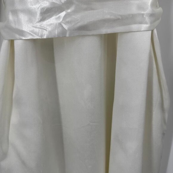 Victoria’s Secret Vintage Robe White Satin Size M/L Medium/Large Gold Label - Picture 9 of 12